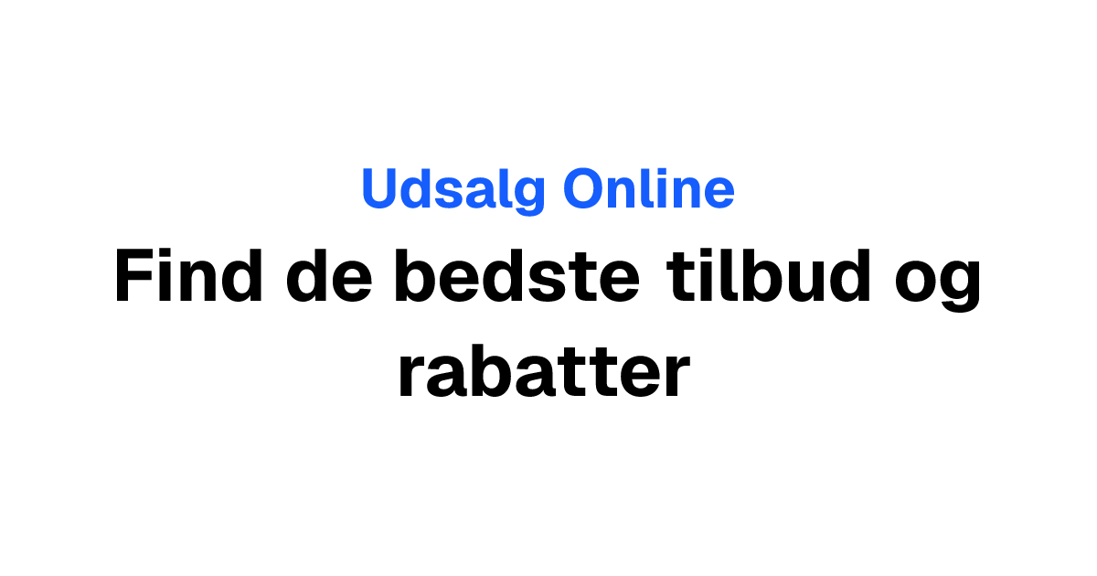UdsalgOnline ApS logo